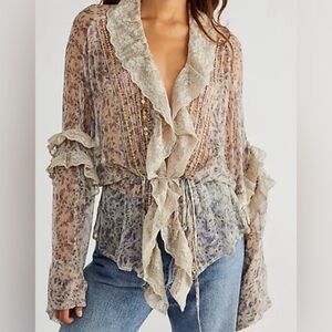FREE PEOPLE Esme Bed Jacket Size S NWT